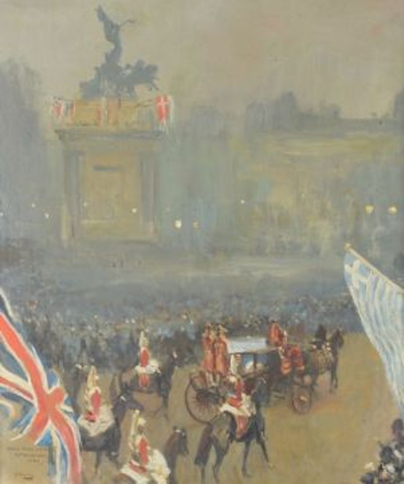 Hyde Park Corner, 29th vember 1934 by John Lavery