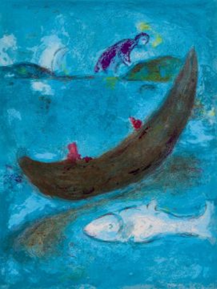Daphnis et Chloé, The Dead Dolphin and the Three Hundred Drachmas (m.338) by Marc Chagall