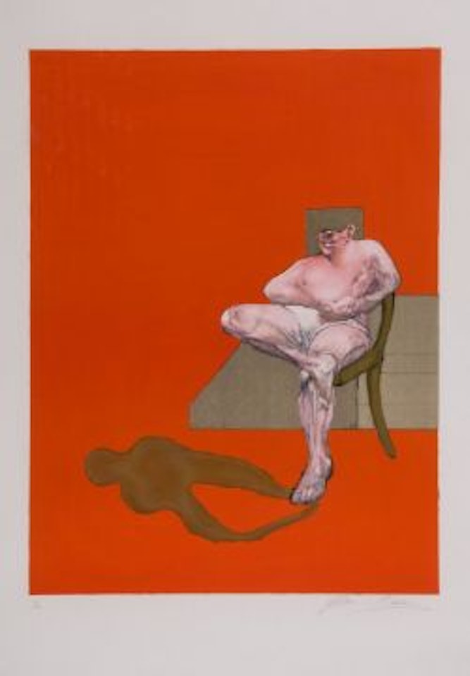 Right panel of Triptych (S.17) by Francis Bacon