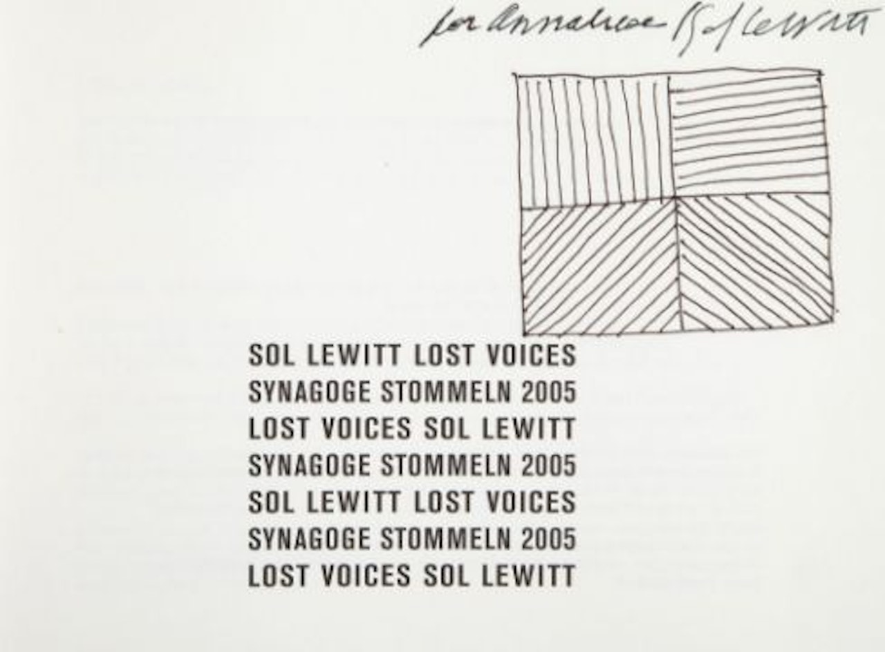 Lost Voices the book by Sol LeWitt