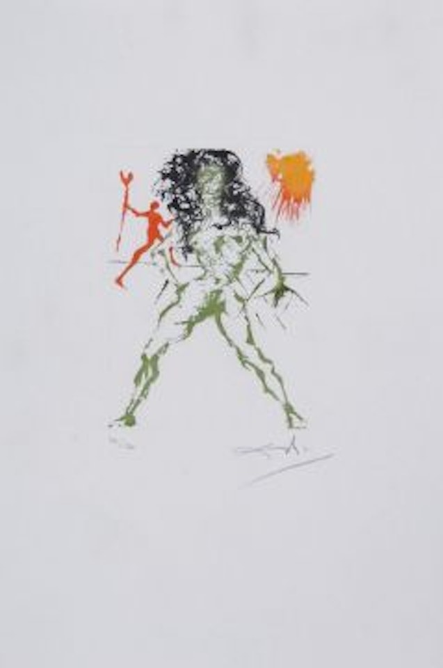 Le Huit Péchés Capitaux (f.66-3 by Salvador Dali