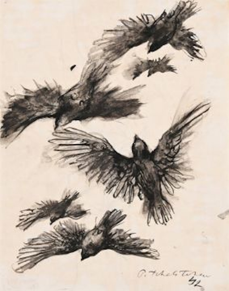 BIRDS IN FLIGHT by Pavel Tchelitchew
