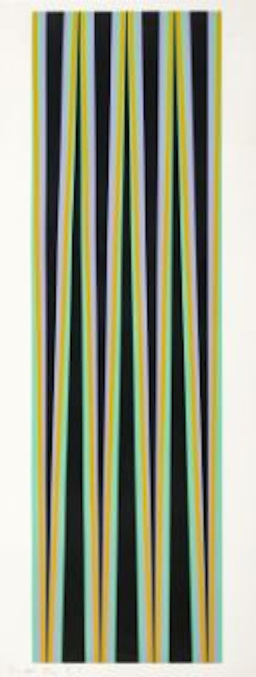 Untitled (Elongated Triangles 6) (Tommasini & Gubay 15) by Bridget Riley