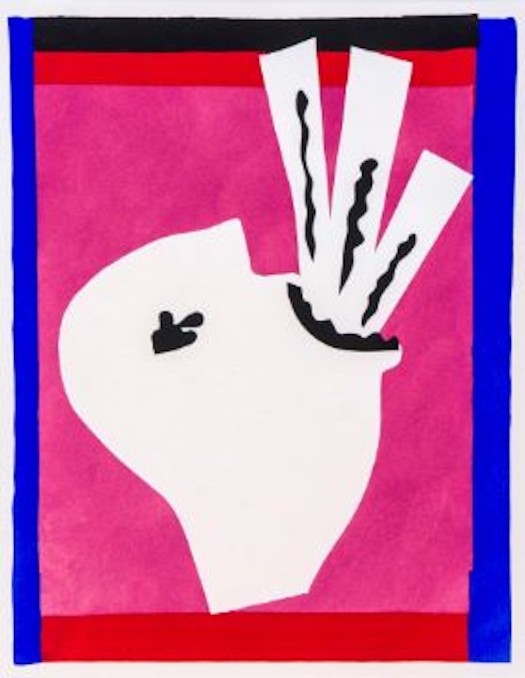L`avaleur de sabres, Plate XIII pochoir by Henri Matisse