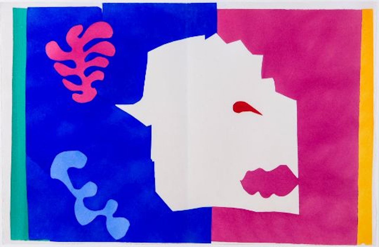 Le Loup, Plate VI pochoir by Henri Matisse