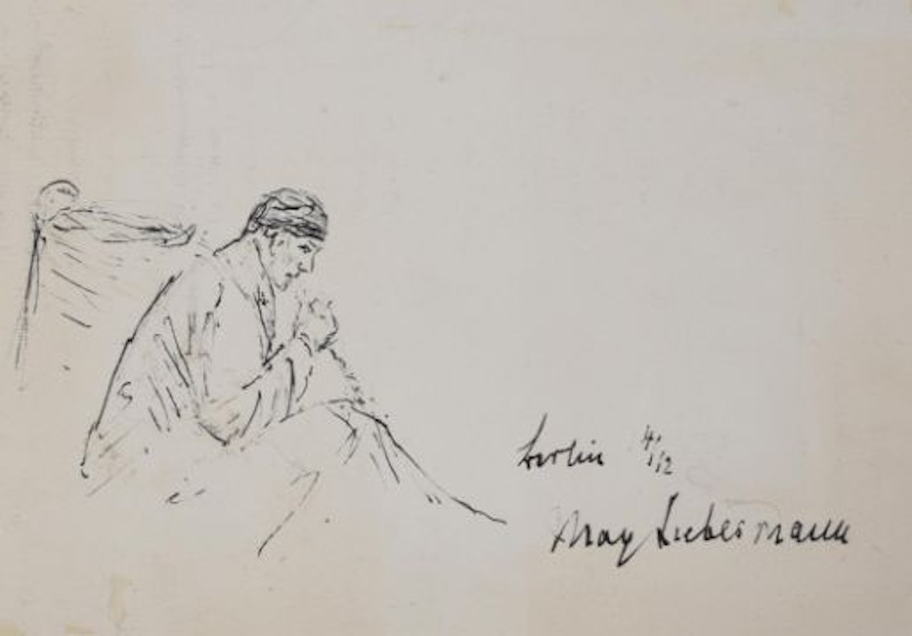 Rast in den Dünen by Max Liebermann