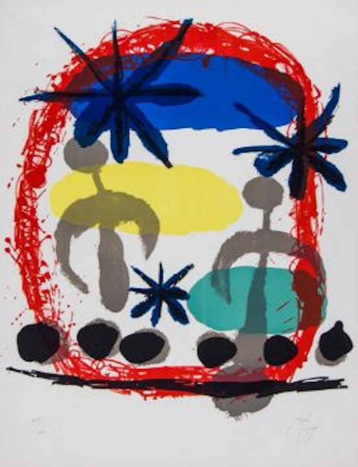 Affiche de l`exposition Constellations (m.259) by Joan Miró