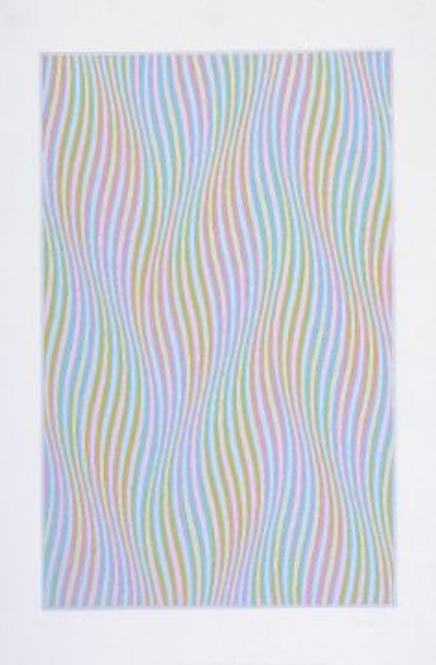 Elapse (Schubert 30) by Bridget Riley