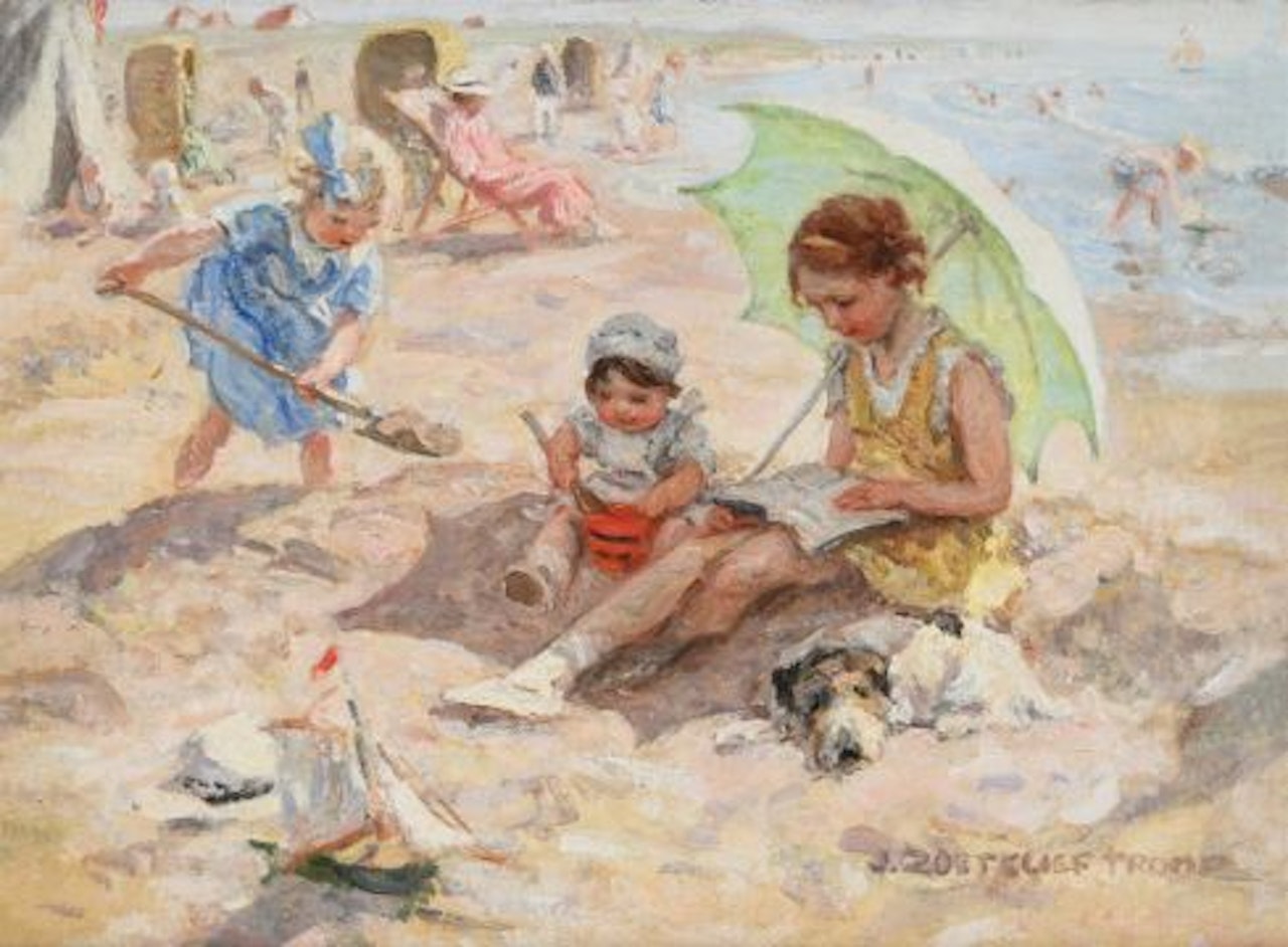 A DAY AT THE BEACH by Jan Zoetelief Tromp