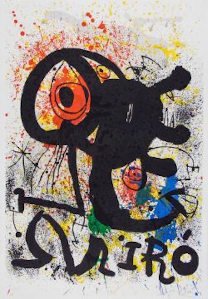 Plakat fur die Ausstellung Sculptures et ceramiques (m.917) by Joan Miró