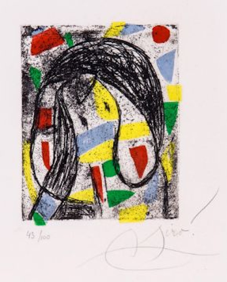 La Révolte des Caractères (d.IV.1171) by Joan Miró