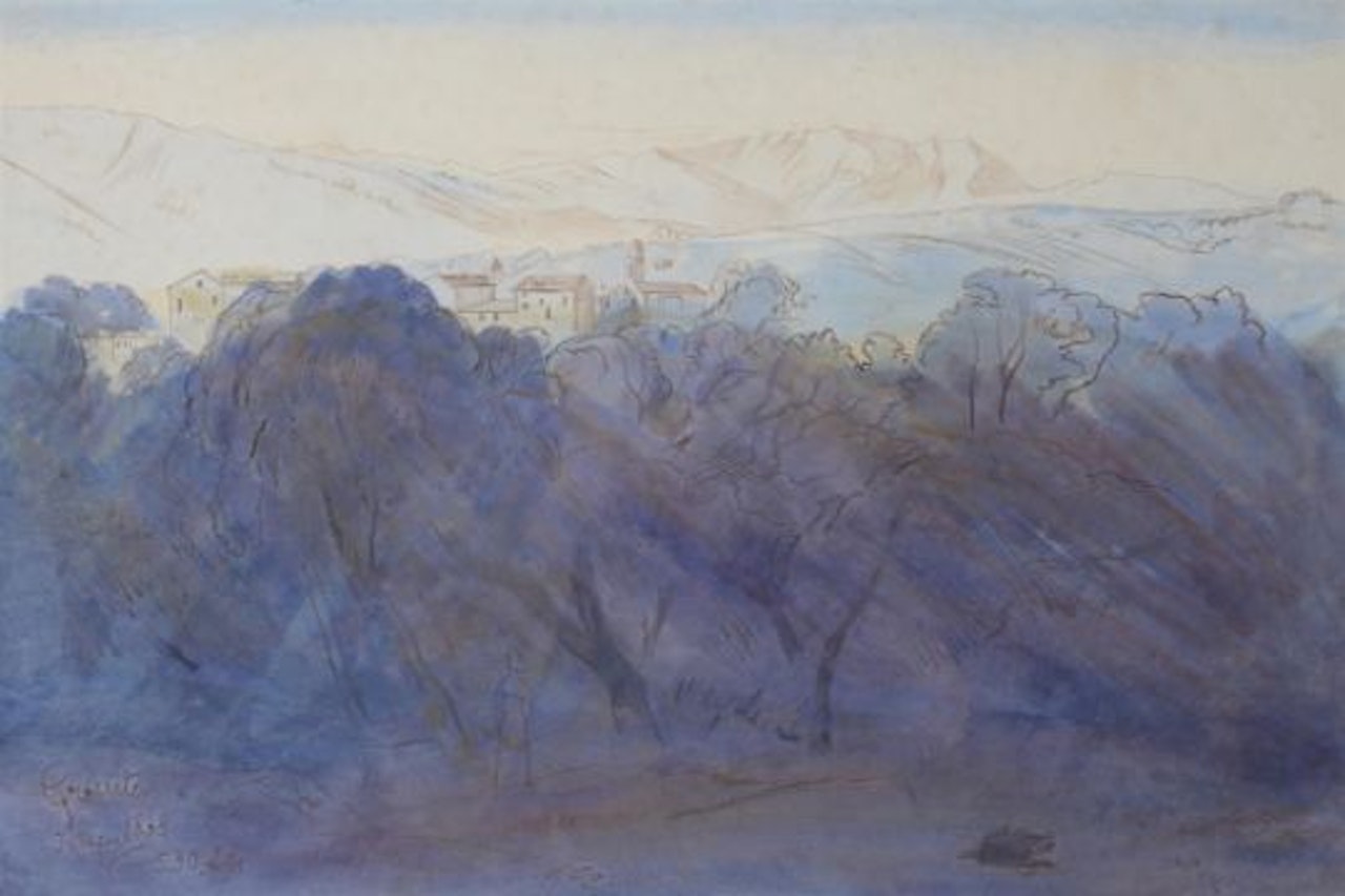 Grosseto, Corsica by Edward Lear