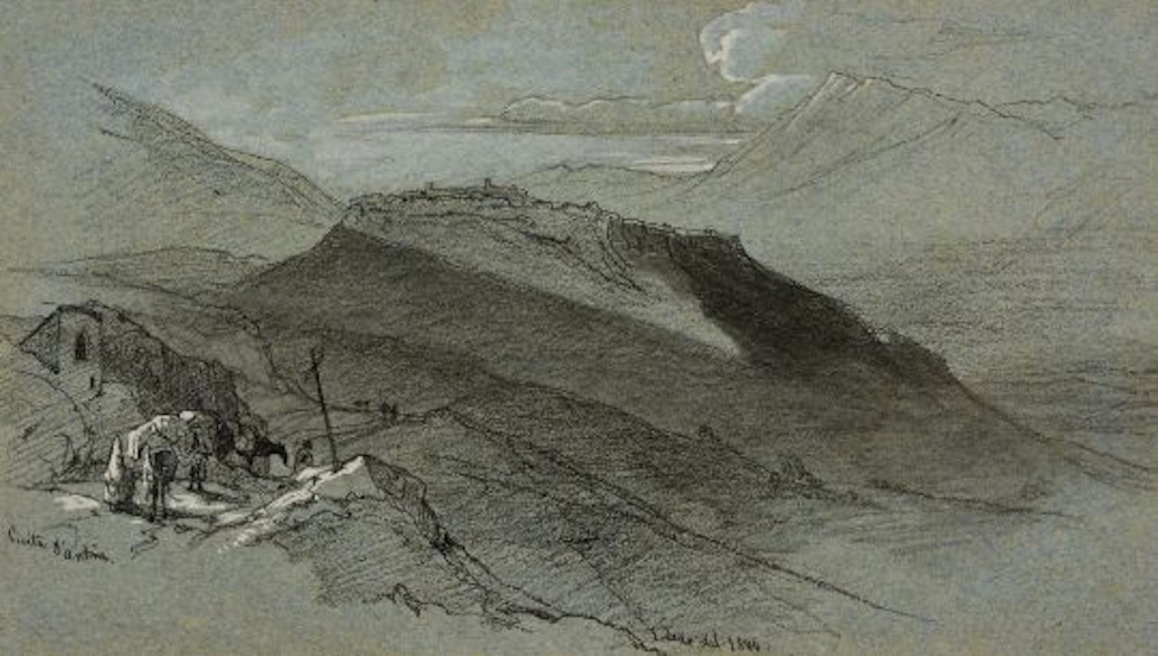 Civita d"Antino by Edward Lear