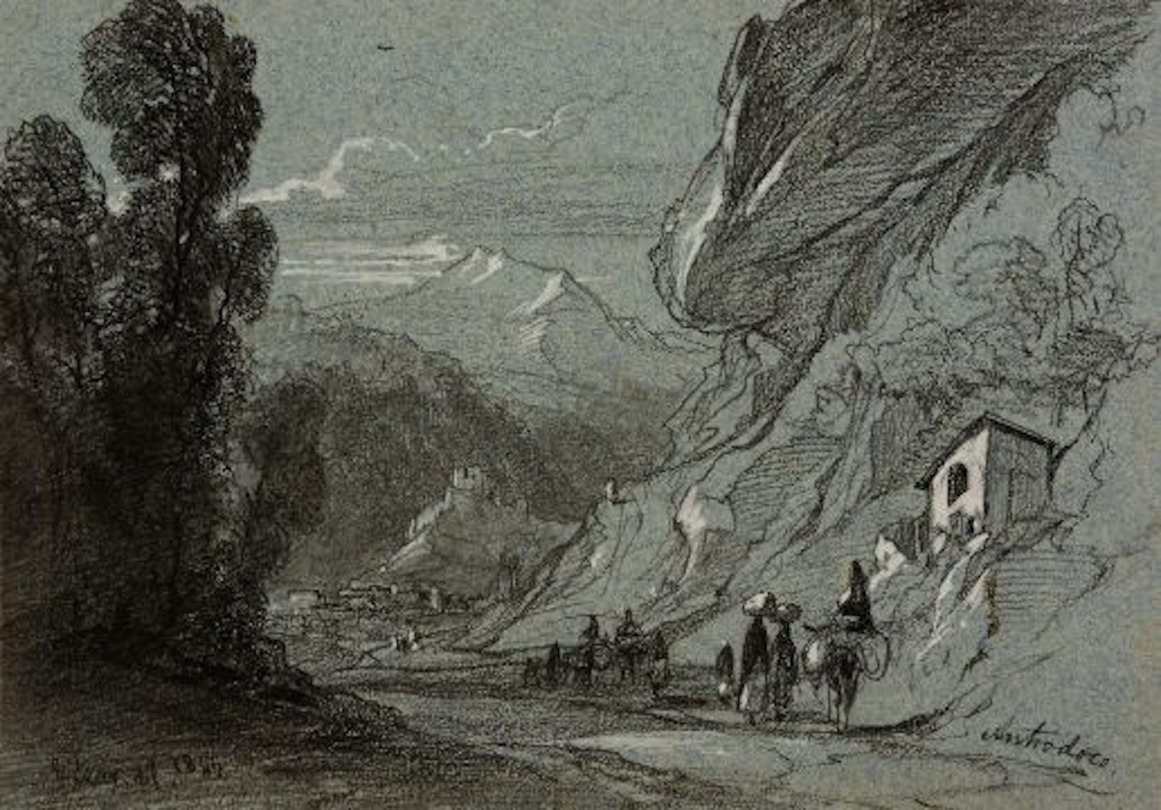 Antrodoco by Edward Lear