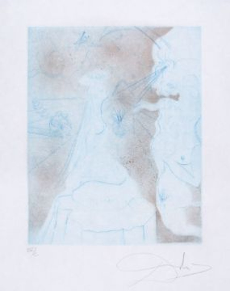 La Femme au Coussins (M.&L.387) by Salvador Dali