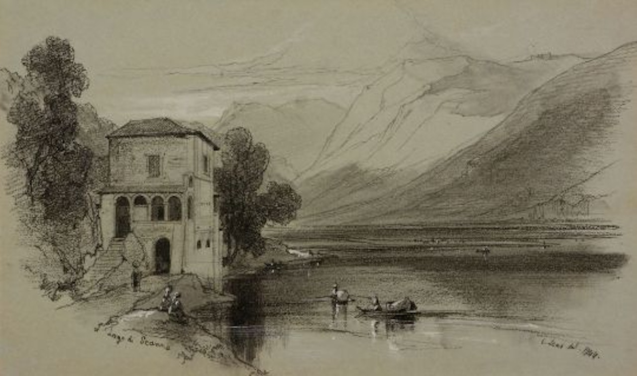 Lago di Scanno by Edward Lear