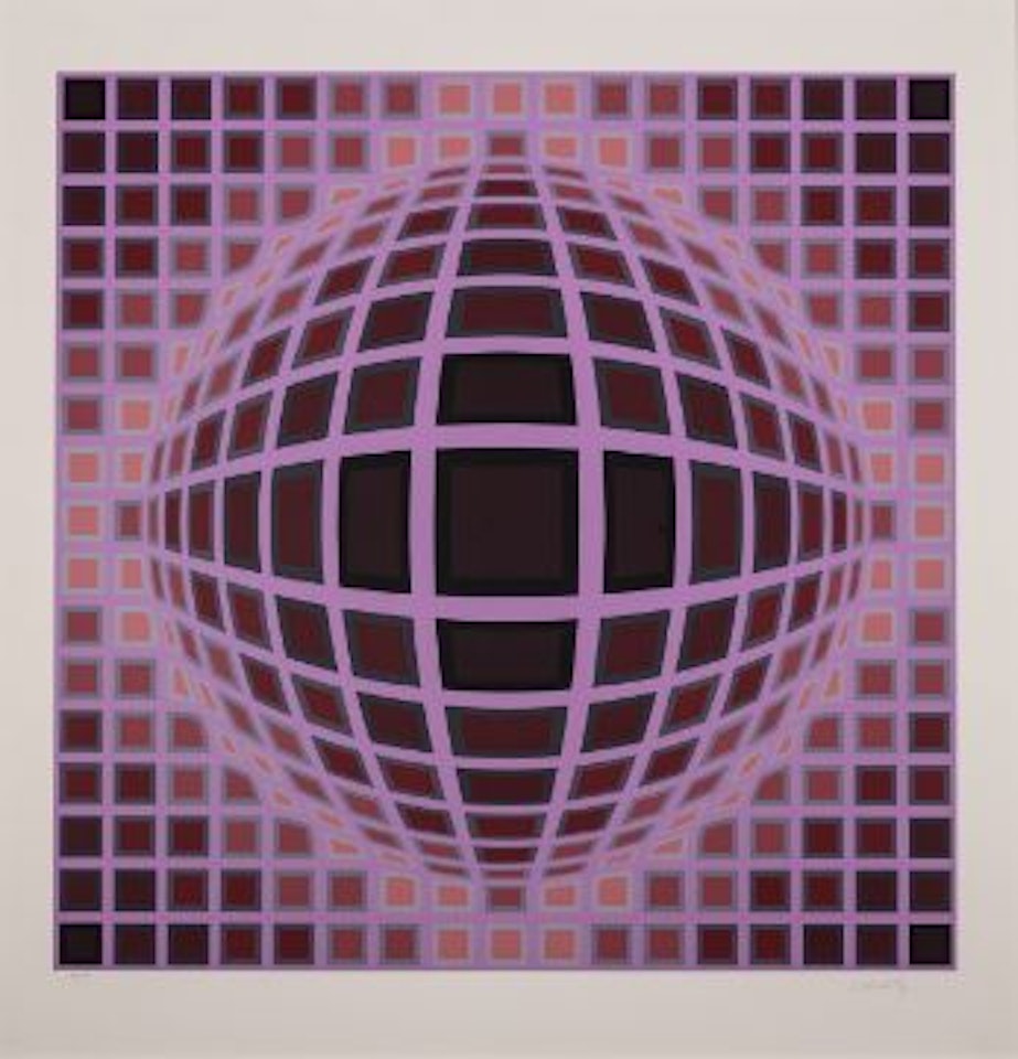 Louisiana IScreenprint by Victor Vasarely