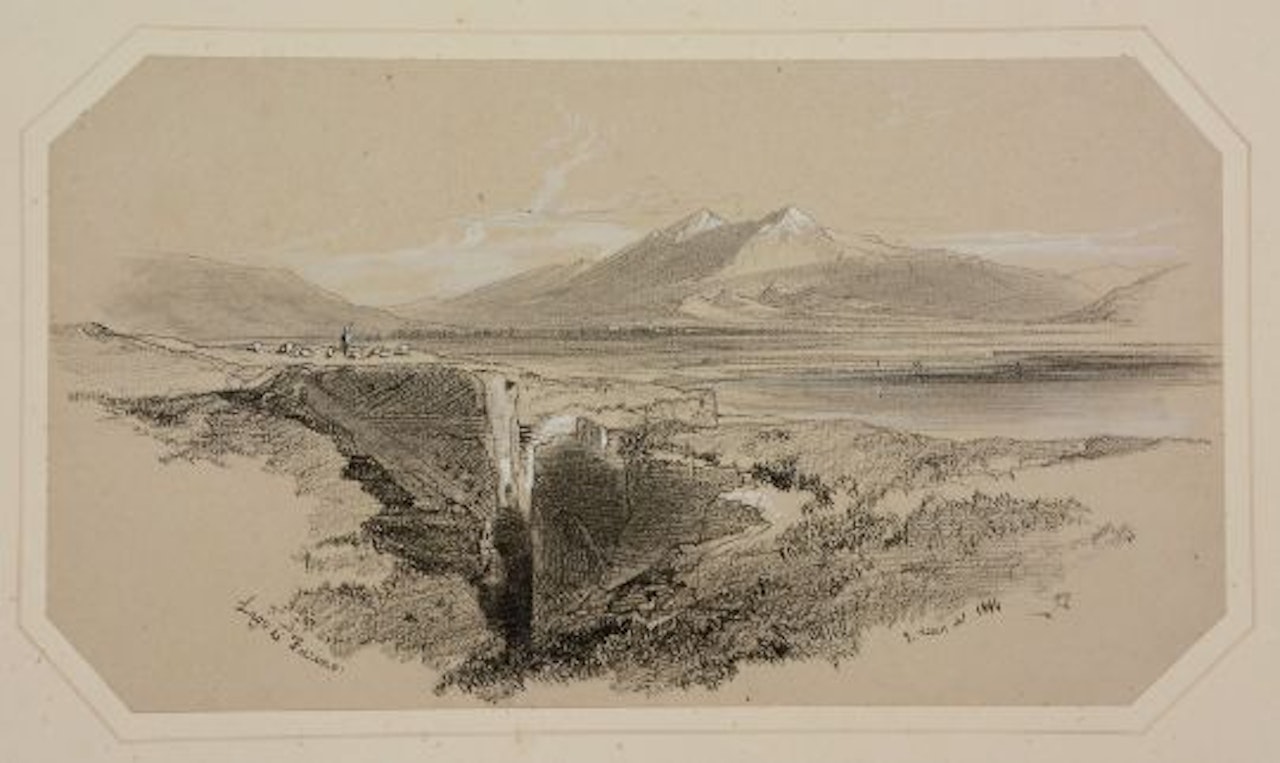 Lago di Fucino by Edward Lear