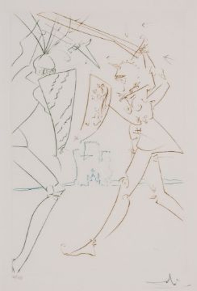 Le Detroit De Gadelore (M.&L.786) by Salvador Dali