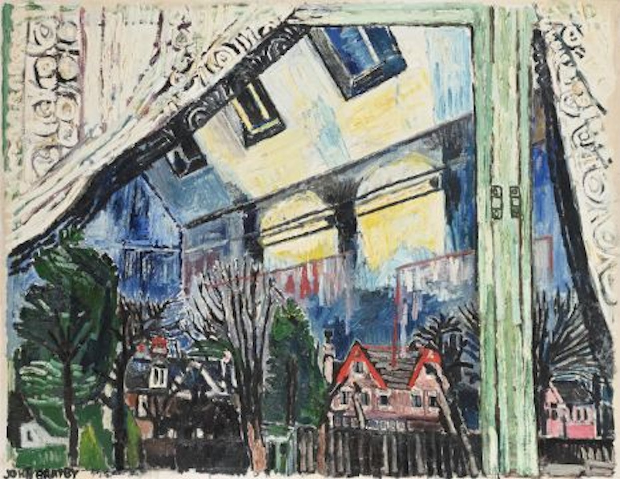 CREPUSCULAR REFLECTIONS by John Bratby