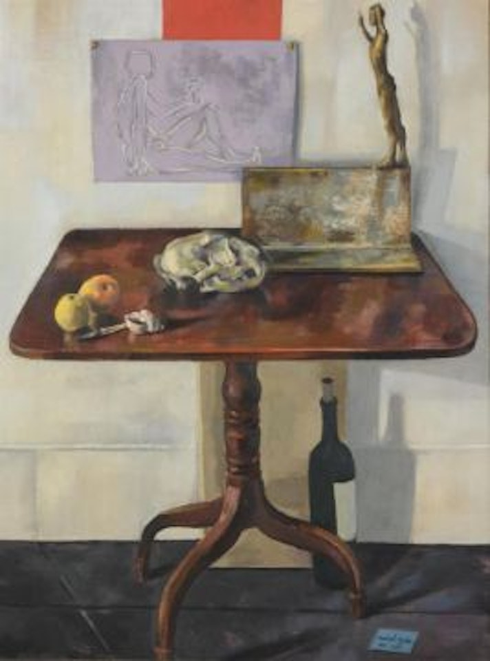 Six skull and sculpture by Michael Ayrton