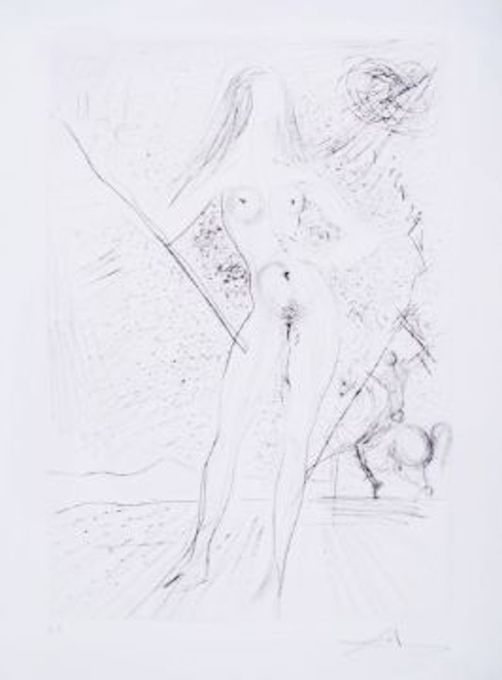 Venus de las Constellation with Picador (M.&L.790) by Salvador Dali