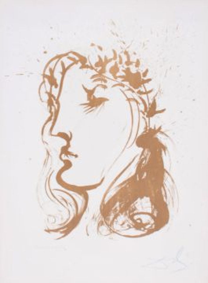 Béatrice (M.&L.1142) by Salvador Dali