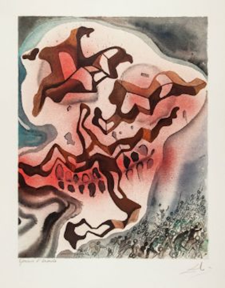 On the Shores of Freedom (M&L.1203; F.68-1) by Salvador Dali