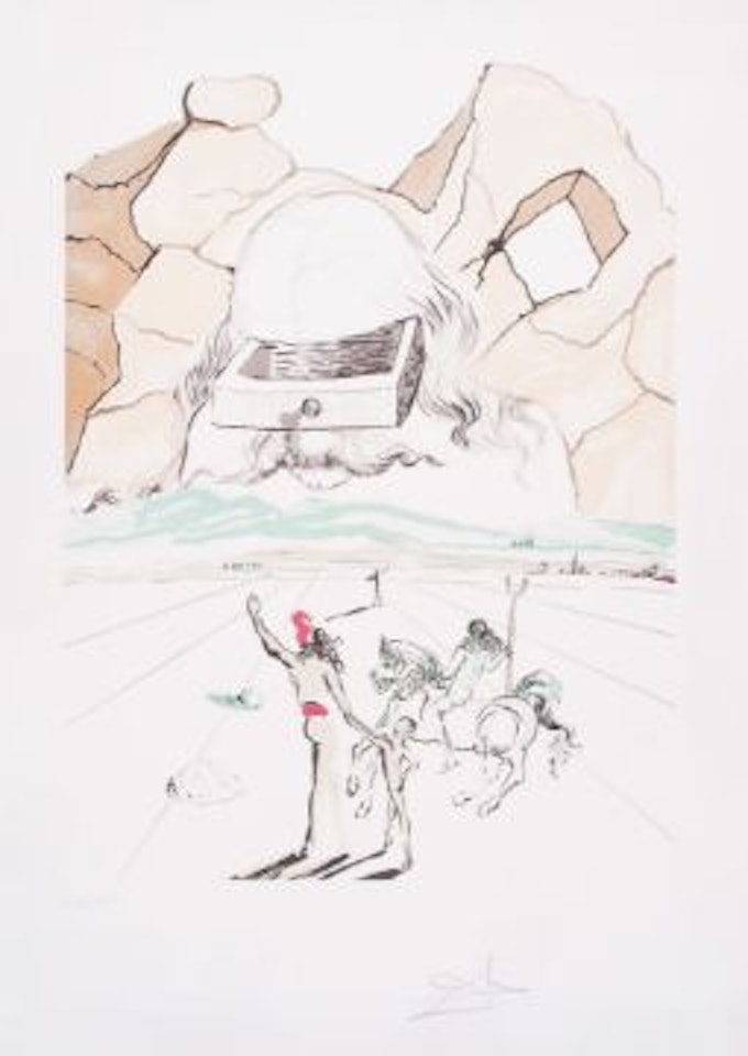 The Path to Wisdom (Drawer) (M.&L.1554 by Salvador Dali