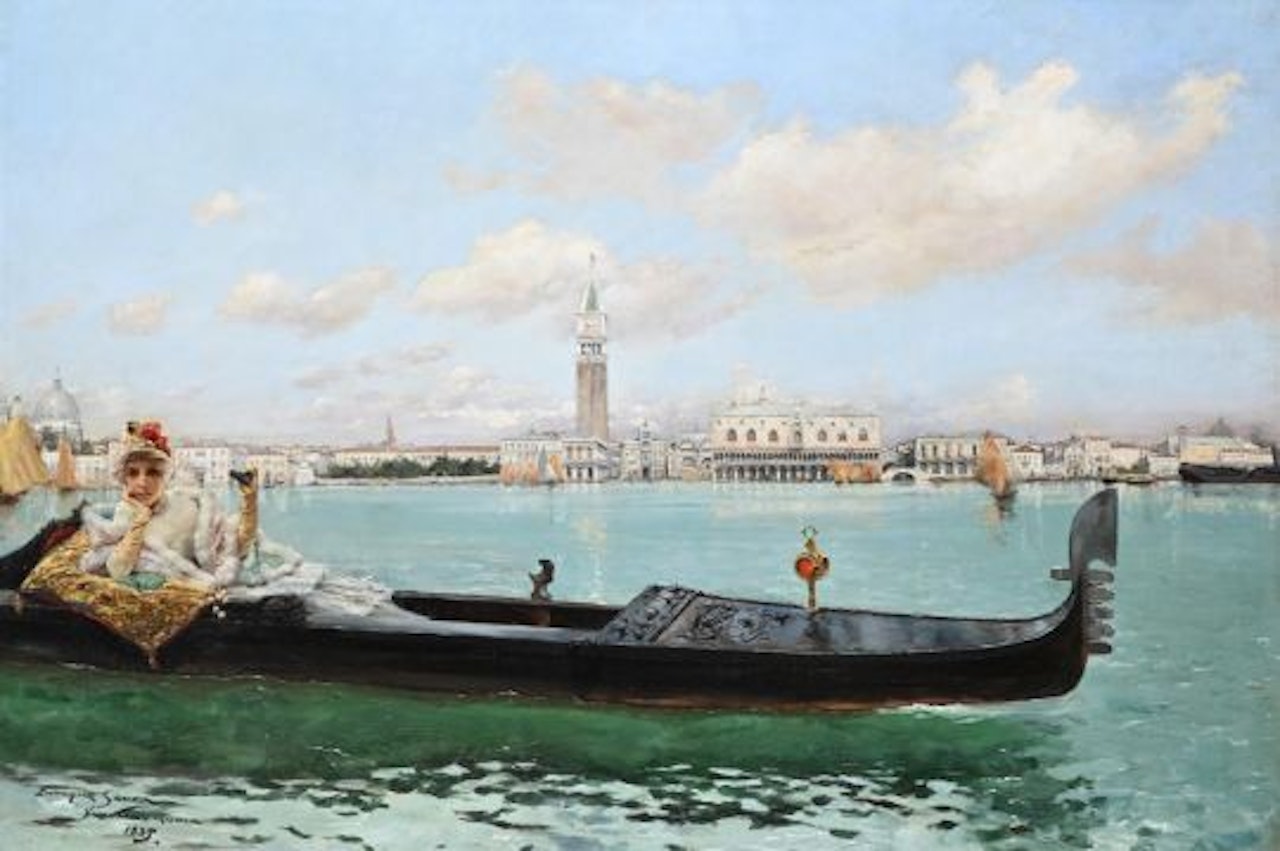 AN OBSERVATION ON THE VENETIAN LAGOON by Enrique Serra Y Auqué