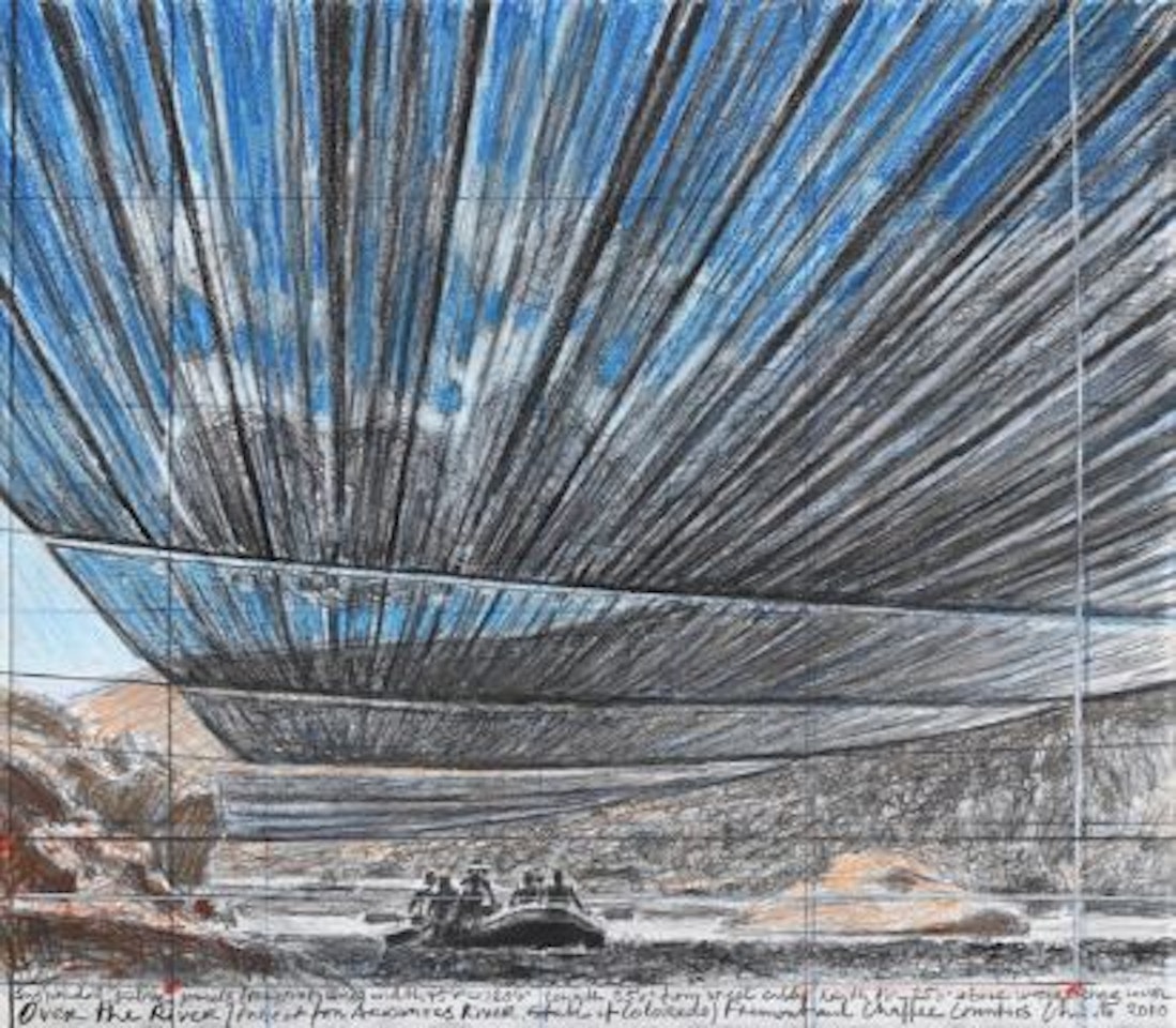 OVER THE RIVER, PROJECT FOR ARKANSAS RIVER, STATE OF COLORADO by Christo