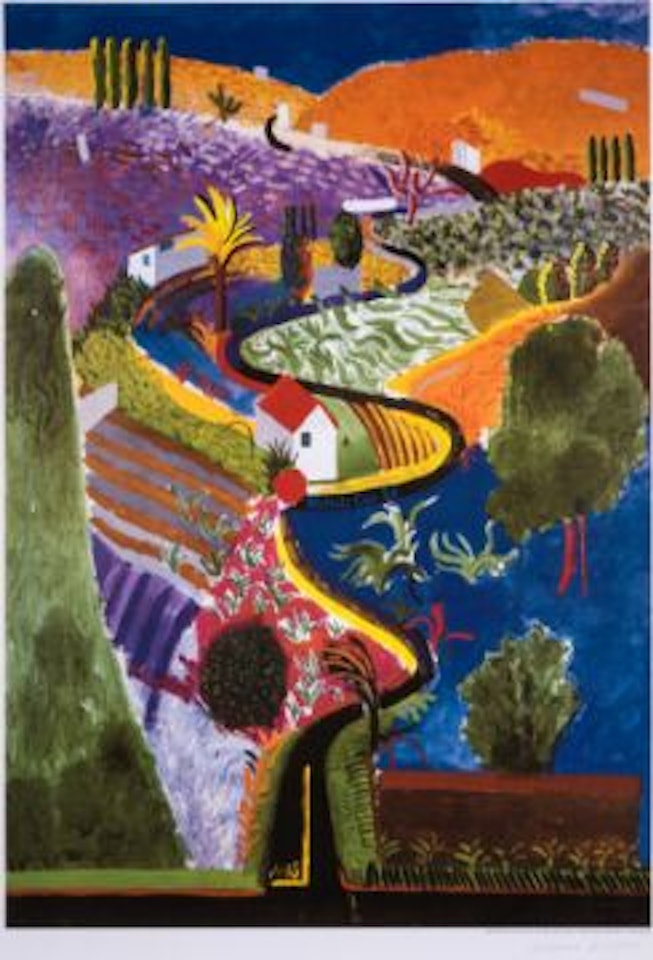 Nichols Canyon by David Hockney