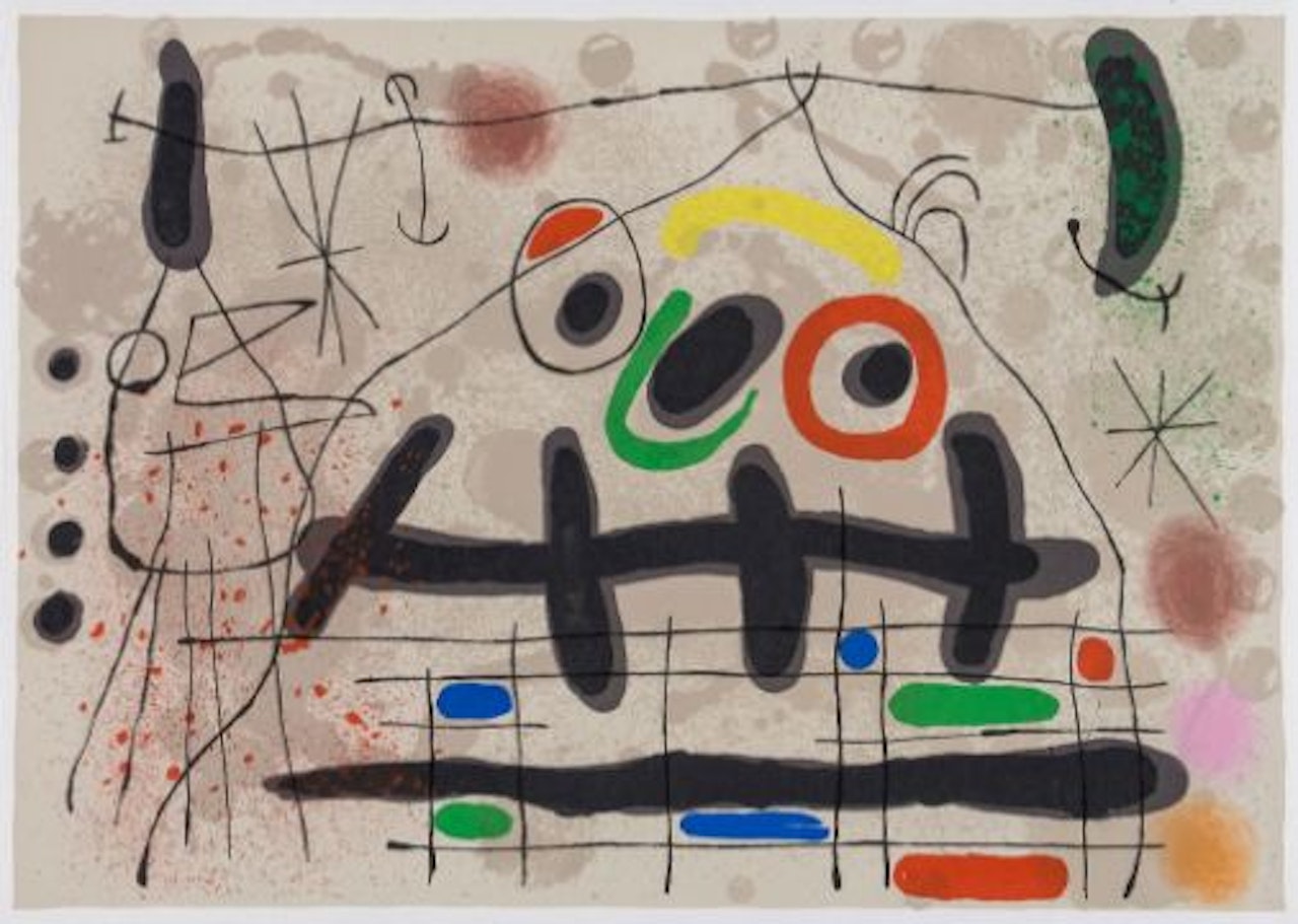 Le Lézard Aux Plumes D"or (M.461) by Joan Miró