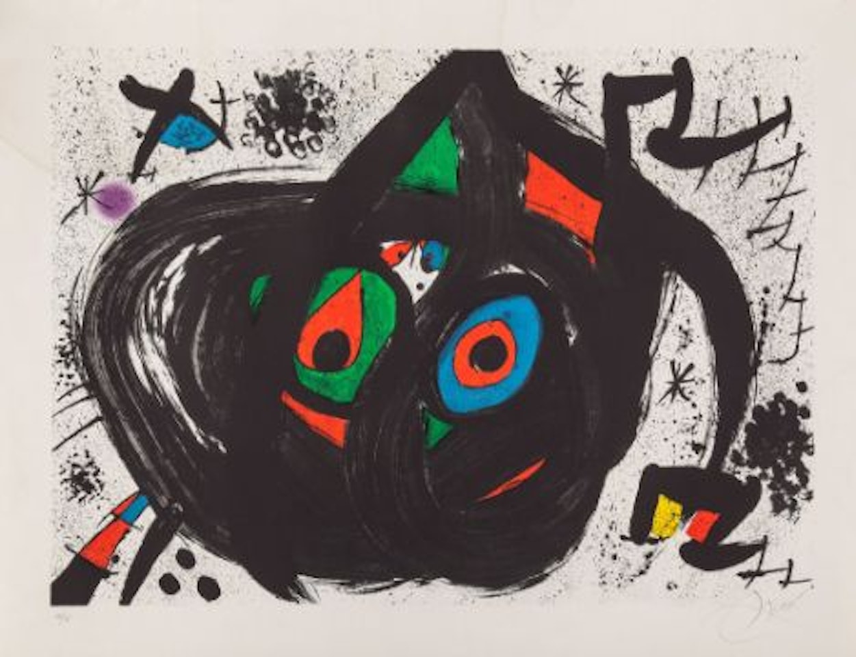 Homenatge a Joan Prats/ Tribute to Joan Prats (M.713) by Joan Miró