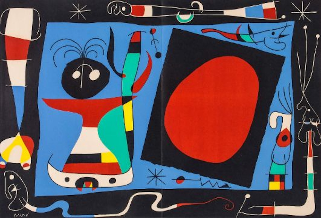 Femme Derrière le Miroir (M.174) by Joan Miró