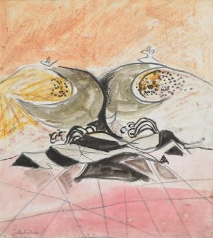 INTERLOCKING HILLSInk by Graham Sutherland