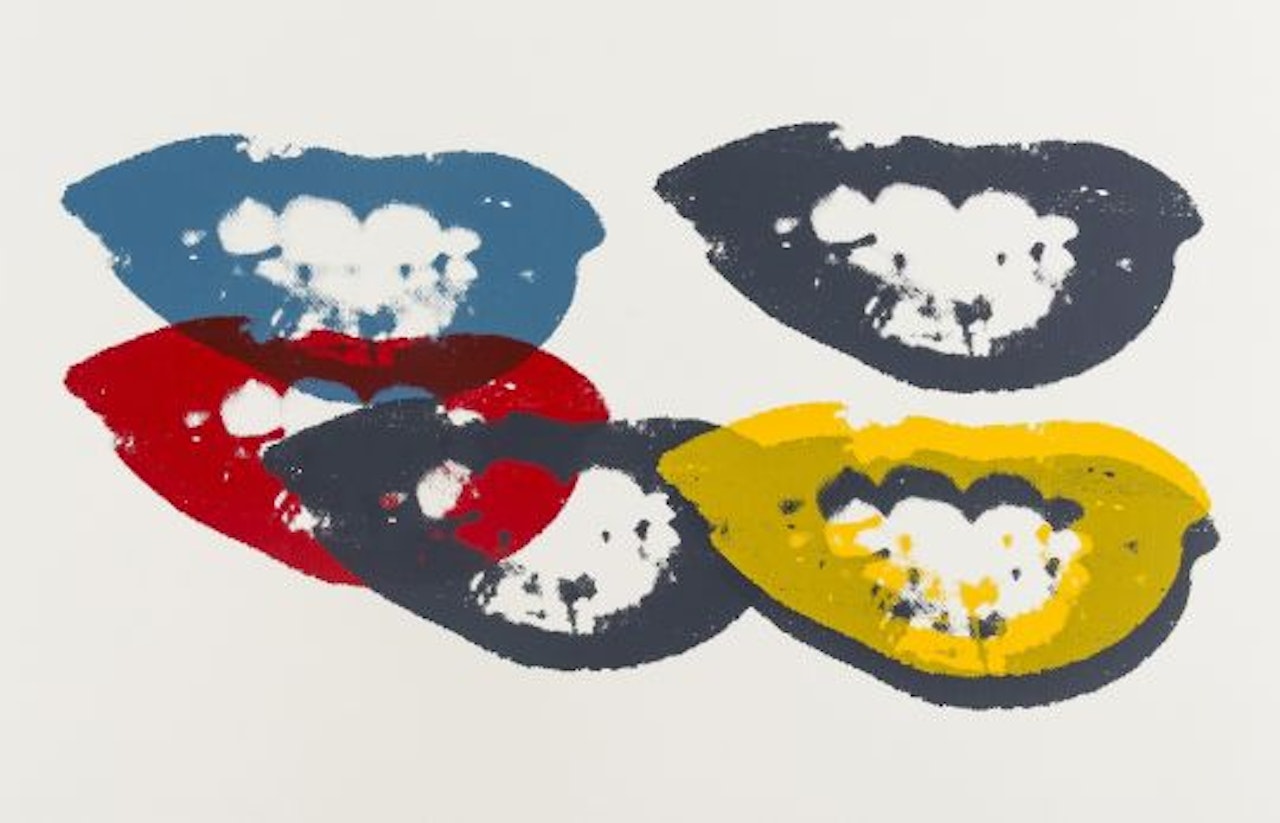 I Love Your Kiss Forever Forever (Sunday B. Morning) by After Andy Warhol