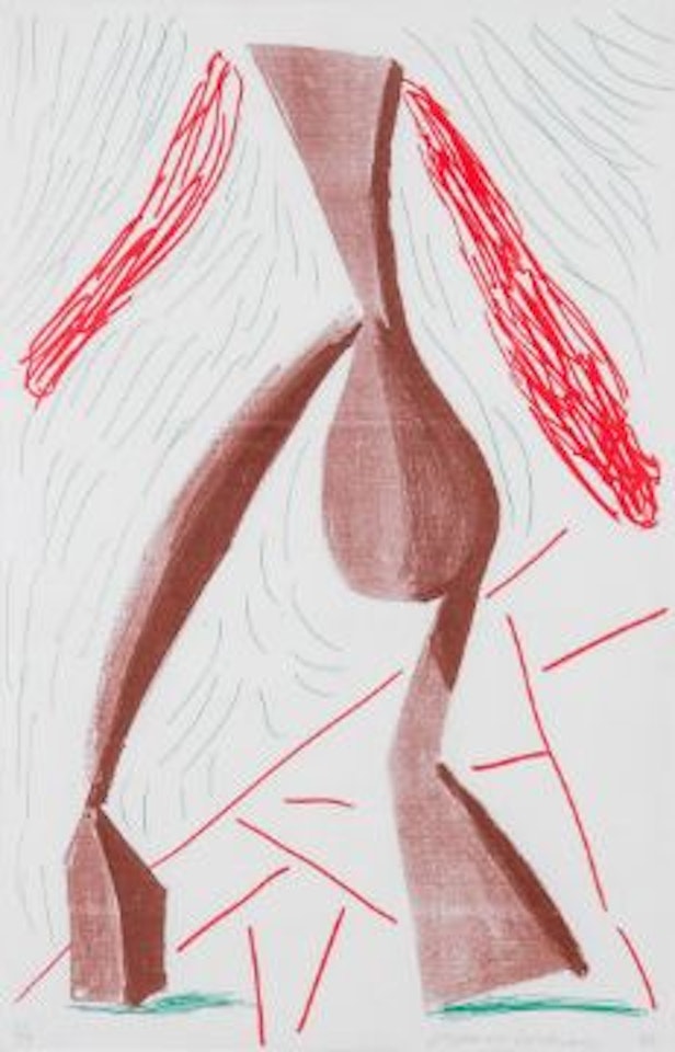 Walking (T.304) by David Hockney