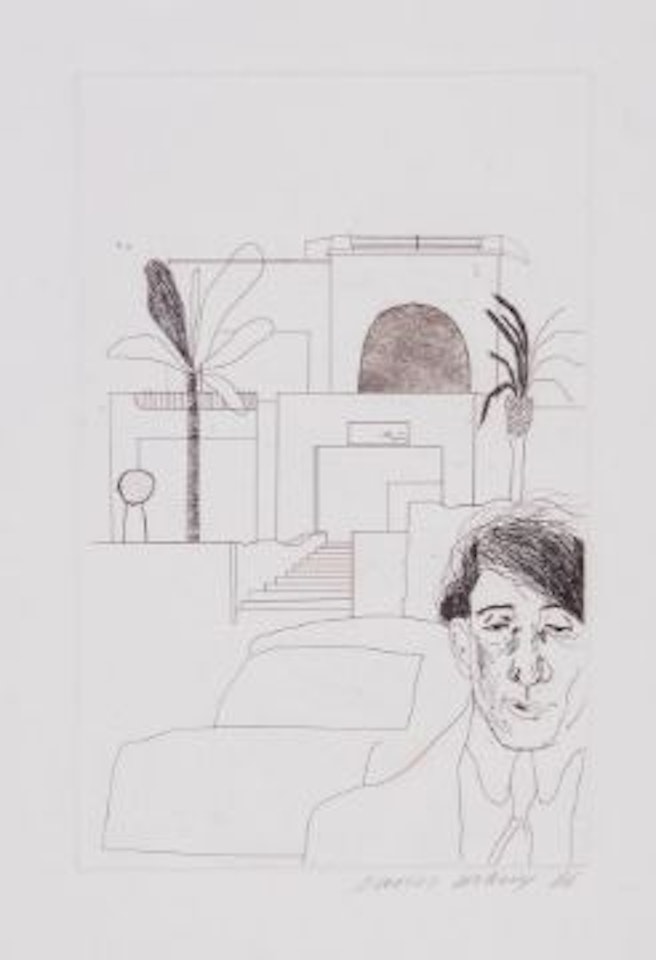 Illustrations for Fourteen Poems from C.P. Cavafy (t.47-59) the by David Hockney