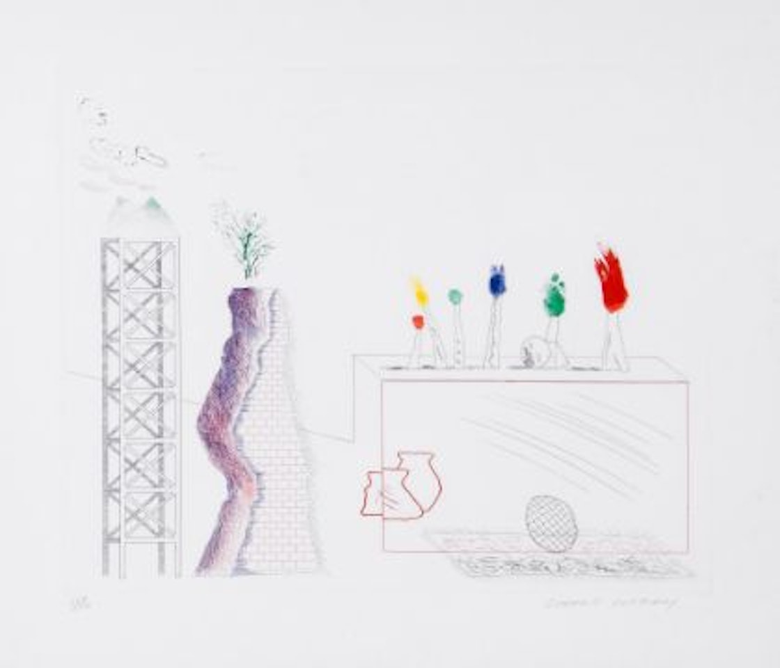 A Tune (t.180) by David Hockney