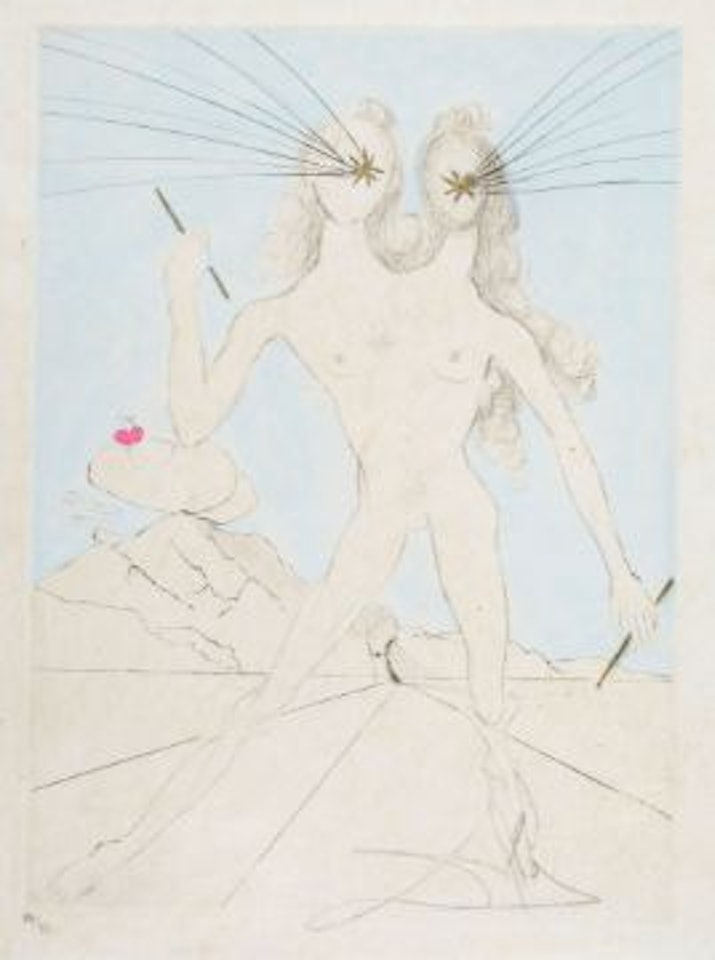Bicephale (m.& l.255 ; f.68-2 H) by Salvador Dali