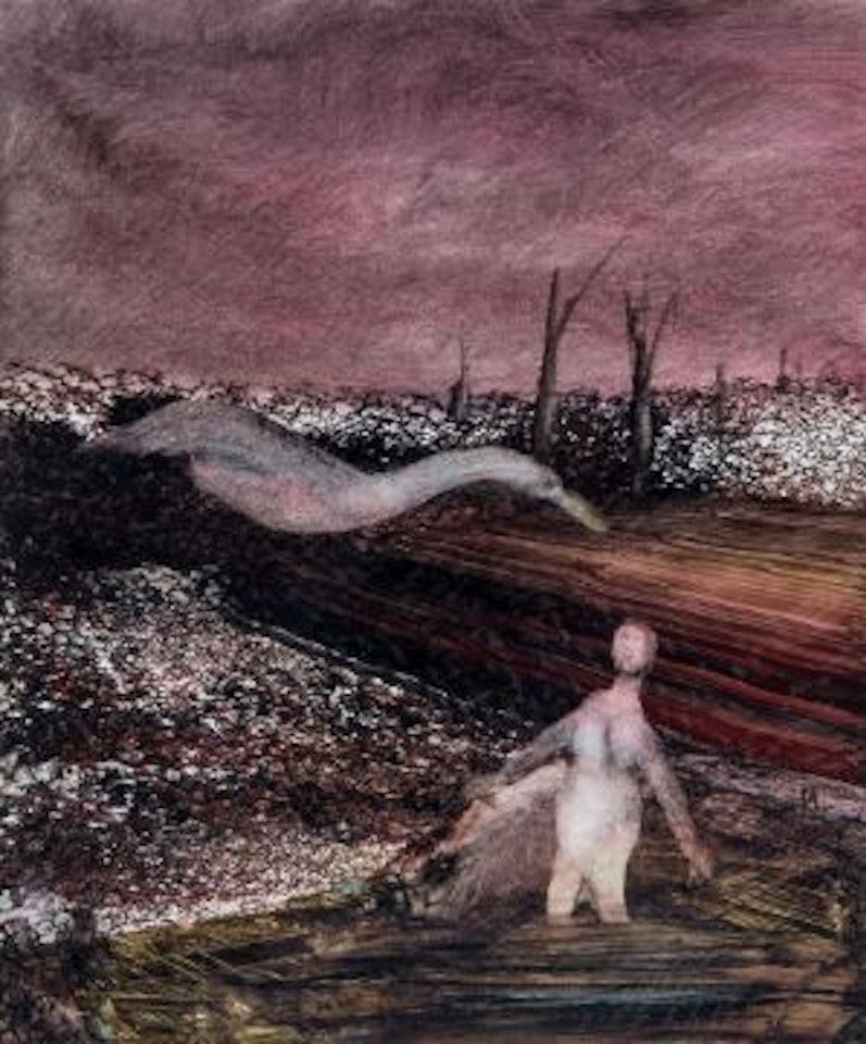 Leda and the Swan by Sidney Nolan
