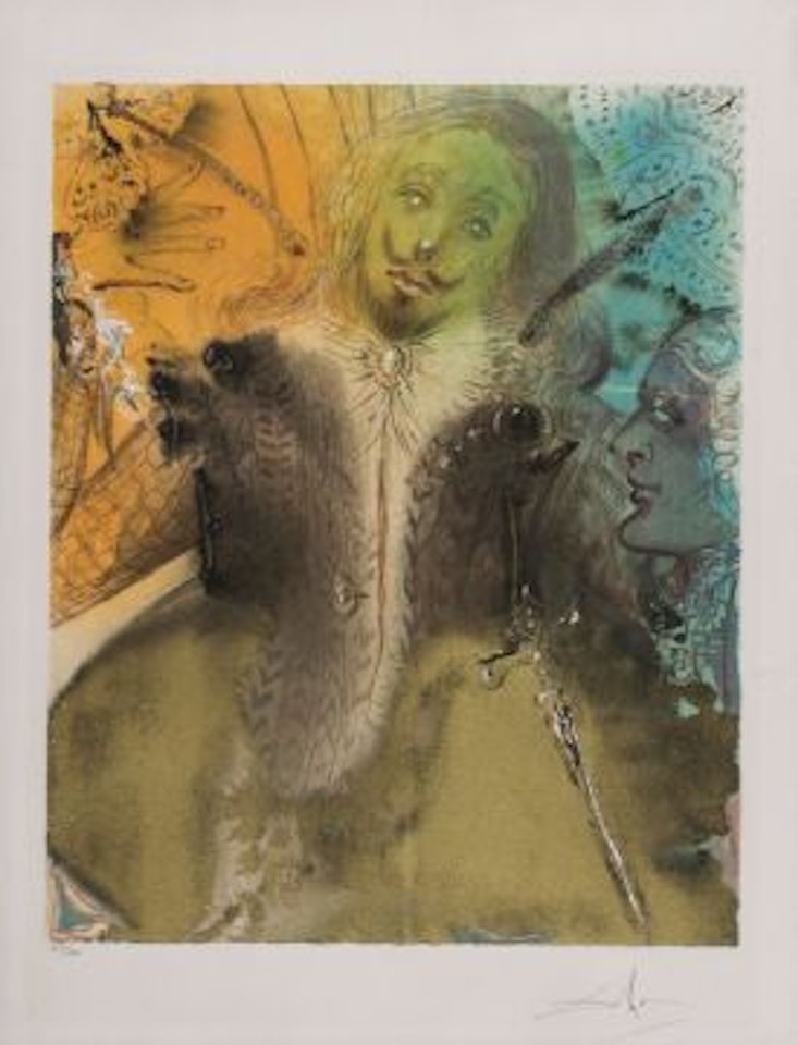 Damis and Durval (M&L.1237; F.69-1 R) by Salvador Dali