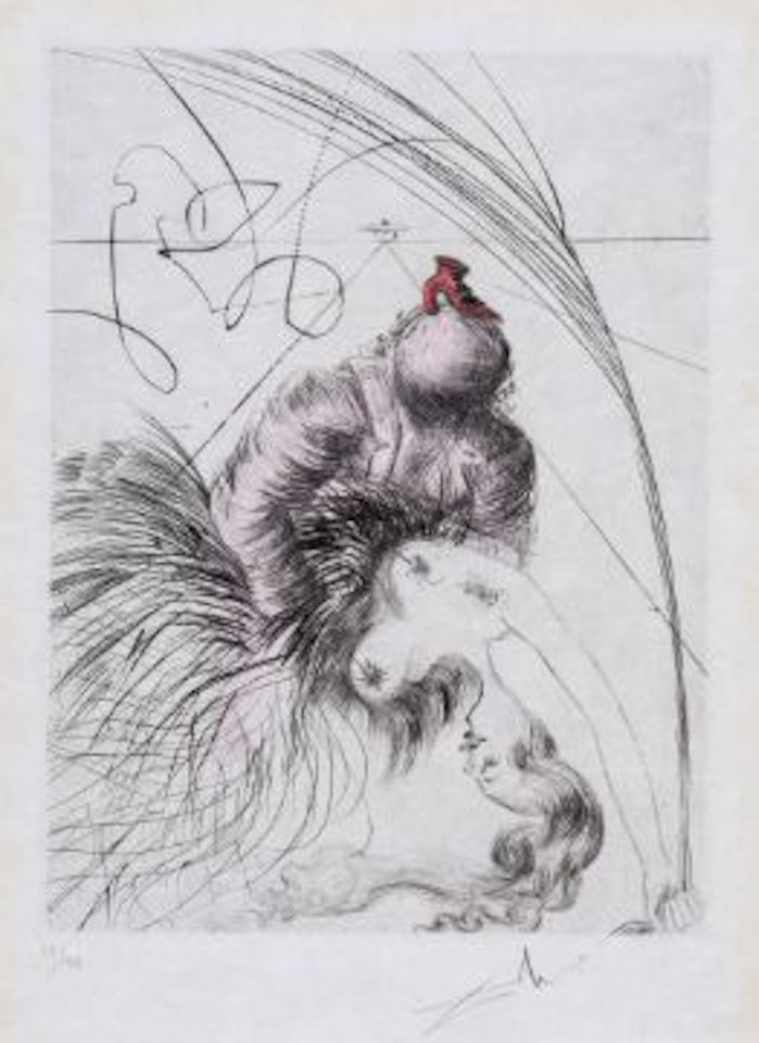 Femme à la Chaussure (M&L.360) by Salvador Dali
