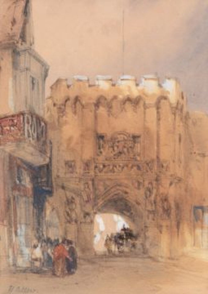 The Bar Gate, Southampton by William Callow