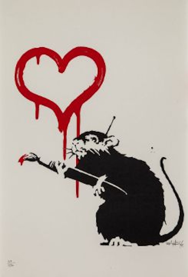 Love Rat by Banksy