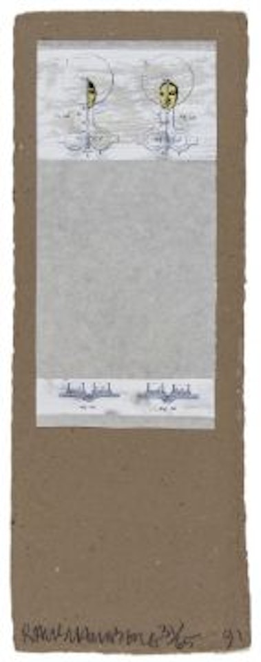 Untitled, from Shirtboards by Robert Rauschenberg