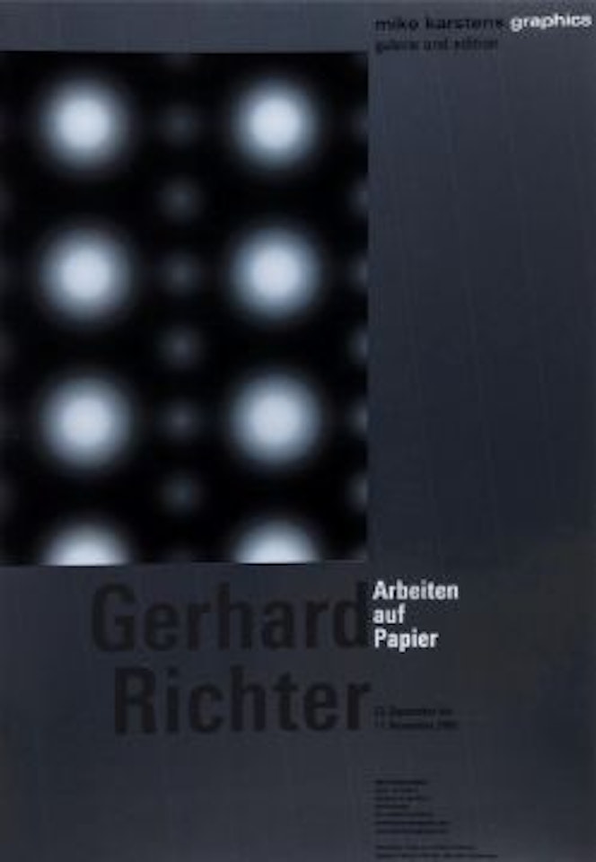 Poster for, Arbeiten by Gerhard Richter