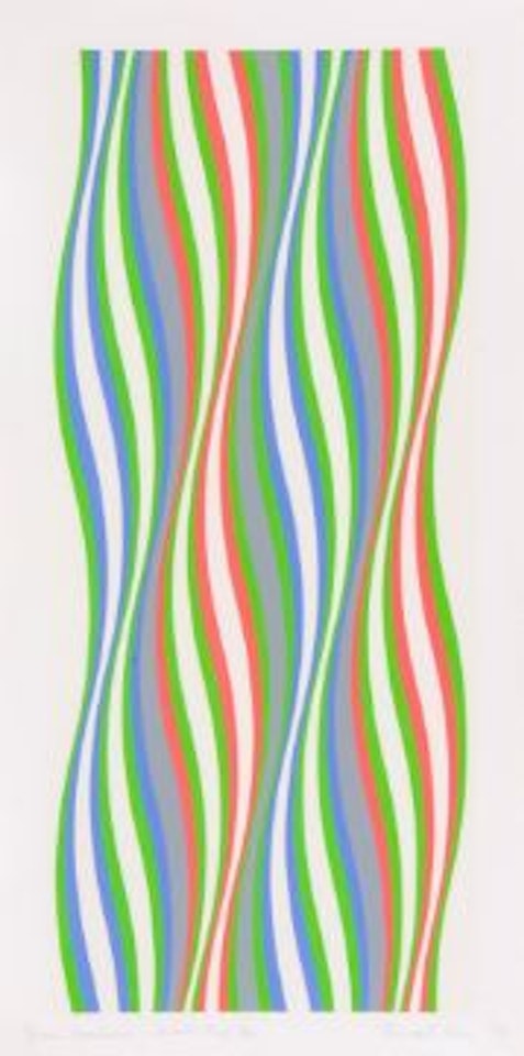 Green Dominance (s.22) by Bridget Riley
