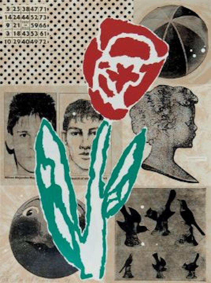 Tulip screen by Donald Baechler